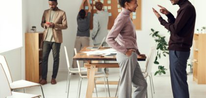 Succeed at work abroad with an expat-ready communication system: meeting scripts, clarification phrases, and email templates, plus abblino role-plays for low-pressure practice, gentle corrections, and more natural workplace language. How to Communicate at Work in a New Language.